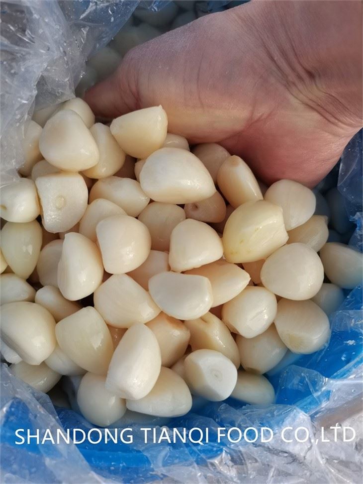 Pickled garlic cloves in brine in drums supplier